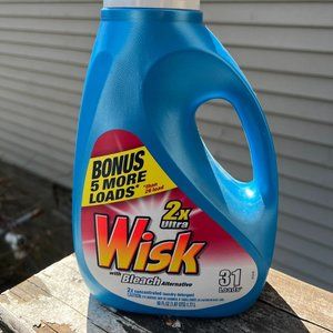 Brand New 2x Ultra Wisk With Bleach Alternative 31 Loads 60 fl oz